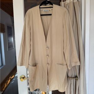 Vintage silk Mary Ann Restivo button-up top